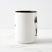 SHANA-MOK - BEPERKTE EDITIE ZWART!! TWEEKLEURIGE KOFFIEMOK (Center)