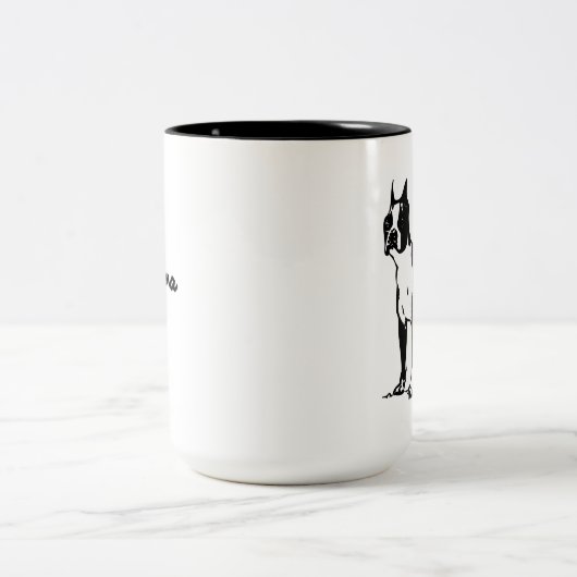 SHANA-MOK - BEPERKTE EDITIE ZWART!! TWEEKLEURIGE KOFFIEMOK (Center)