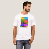 Shana Tova - Apple, Honey & Bee Cute Pop Art Style T-shirt (Voorkant volledig)