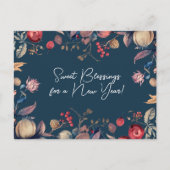 Shana Tova - blauw Briefkaart (Voorkant)