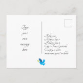 ✡ 🕎  Shana Tova Briefkaart (Achterkant)