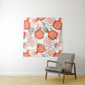 SHANA TOVA CARD, Rosh Hashanah Wenskaart, met h Wandkleed (In Situ (horizontaal))