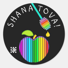 Shana Tova envelop afdichtingen Ronde Sticker