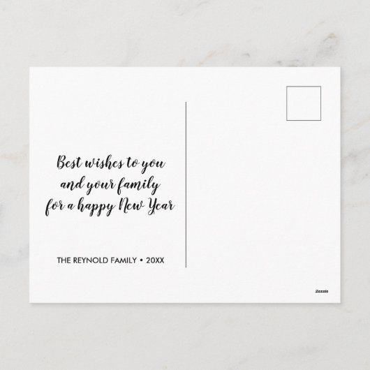 Shana Tova Gold Red Glitter Photo Pomegranate Feestdagenkaart (Achterkant)