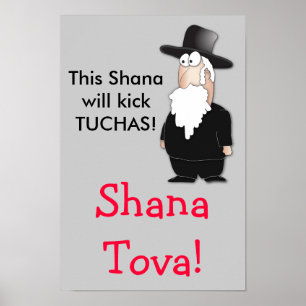 Shana tova grappige poster groet
