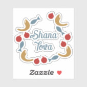 Shana Tova krans Sticker (Vel)