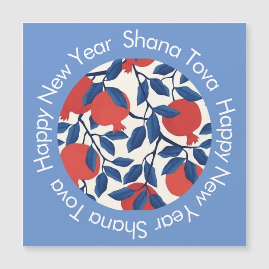 Shana Tova Magnetische Kaart (Voorkant)