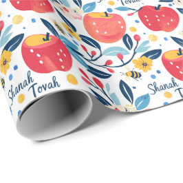 Shana Tova met appels en bijen Cadeaupapier