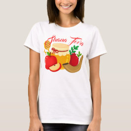 Shana Tova met appels, Honing, Pomegranaat T-shirt