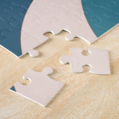 Shana Tova Metuka Rosh Hashana Funky Jewish Art Legpuzzel (Zijkant)