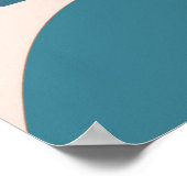 Shana Tova Metuka Rosh Hashana Funky Jewish Art P Poster (Hoek)