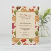 Shana Tova Nieuwjaarsfeesten herfstbladeren Kaart (Staand voorkant)