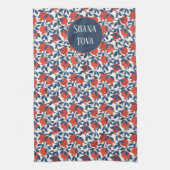 Shana Tova Pomegranate Theedoek (Verticaal)