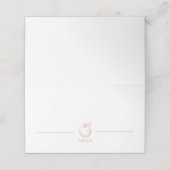 Shana Tova Rosh Hashana Apple Place Card Plaatskaartje (Buitenkant ongevouwen)