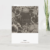 Shana Tova Rosh Hashana Joods nieuwjaar Aankondiging (Achterkant)