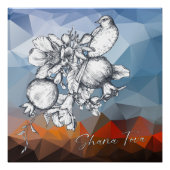 Shana Tova Rosh Hashana Joods nieuwjaarsPoster Perfect Poster (Voorkant)