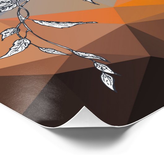 Shana Tova Rosh Hashana Joods nieuwjaarsPoster Perfect Poster (Hoek)