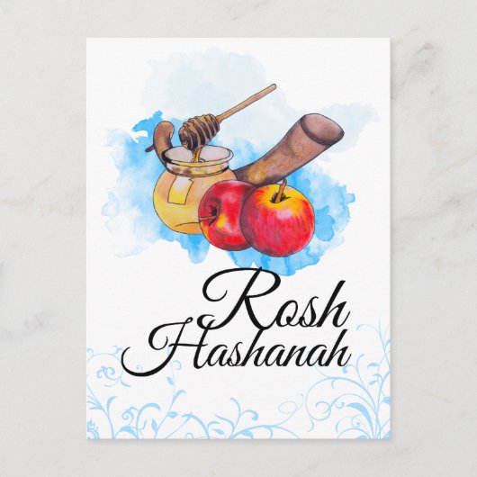 Shana Tova/Rosh Hashanah Feestdagenkaart (Voorkant)