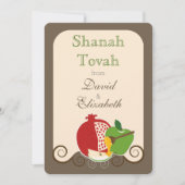 Shana Tova Rosh Hashanah Joods Nieuwjaar Feestdagenkaart (Voorkant)