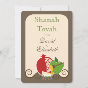 Shana Tova Rosh Hashanah Jwish nieuwjaar Feestdagenkaart