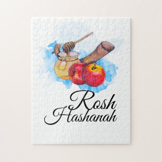 Shana Tova/Rosh Hashanah Legpuzzel (Verticaal)