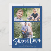 Shana Tova Rosh Hashanah Multi-Foto Feestdagenkaart (Voorkant)