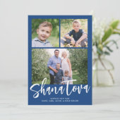 Shana Tova Rosh Hashanah Multi-Foto Feestdagenkaart (Staand voorkant)