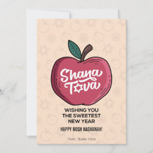 Shana Tova, Rosj Hasjana, Joods Nieuwjaar Feestdagenkaart