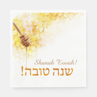Shana Tova servetten - Honingraat