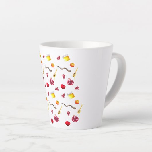 shana tova,shana tova rosh hashanah,shanah tovah, latte mok (Rechterhoek)