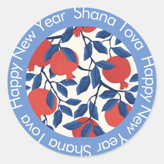 Shana Tova Sticker (Voorkant)