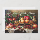 Shana Tova Sunset Seder Stilleven Kaart (Voorkant)