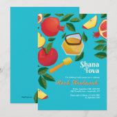Shana Tova Uitnodiging (Voorkant / Achterkant)