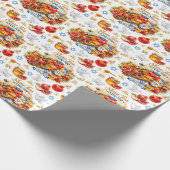 Shana Tova-viering Wrap Cadeaupapier (Hoek)