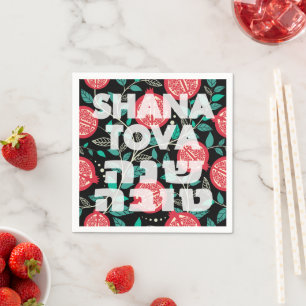 "Shana Tova" voor Rosh Hashana Joods Nieuwjaar Servet