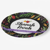 Shana Tovah Rosh Hashanah Jwish nieuwjaar  Papieren Bordje (Gekanteld)