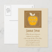 Shanah Tovah Joods Nieuwjaar Feestdagenkaart (Voorkant / Achterkant)