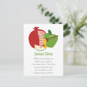 Shanah Tovah Joods nieuwjaar Feestdagenkaart (Staand voorkant)