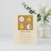 Shanah Tovah Joods Nieuwjaar Feestdagenkaart (Staand voorkant)