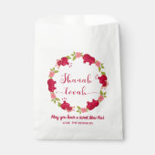 Shanah Tovah New Year Pomegranate Flower Wreath Bedankzakje (Voorkant)