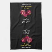 Shanah Tovah Pomegranate Theedoek (Verticaal)