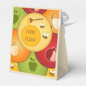 Shanah Tovah Rosh Hashanah Jwish nieuwjaar Bedankdoosjes (Achterkant)