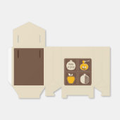 Shanah Tovah Rosh Hashanah Jwish nieuwjaar Bedankdoosjes (Uitgevouwen)