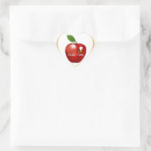 Shanah Tovah Rosh Hashanah Jwish nieuwjaar Hart Sticker (Tas)