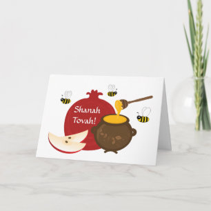 Shanah Tovah Rosj Hasjana Joods Nieuwjaar Feestdagen Kaart