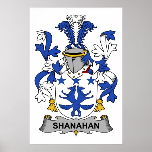 Shanahan Family Crest Poster (Voorkant)