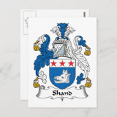 Shand Family Crest Briefkaart (Voorkant / Achterkant)