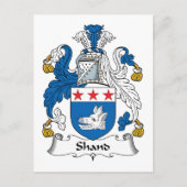 Shand Family Crest Briefkaart (Voorkant)