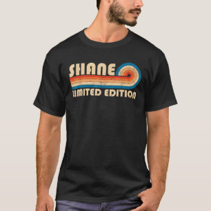 SHANE Achternaam Retro Vintage 80s 90s Verjaardag T-shirt