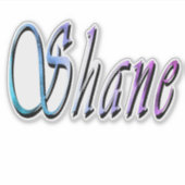 "Shane" Colorful Shane Name, Sticker (Voorkant)